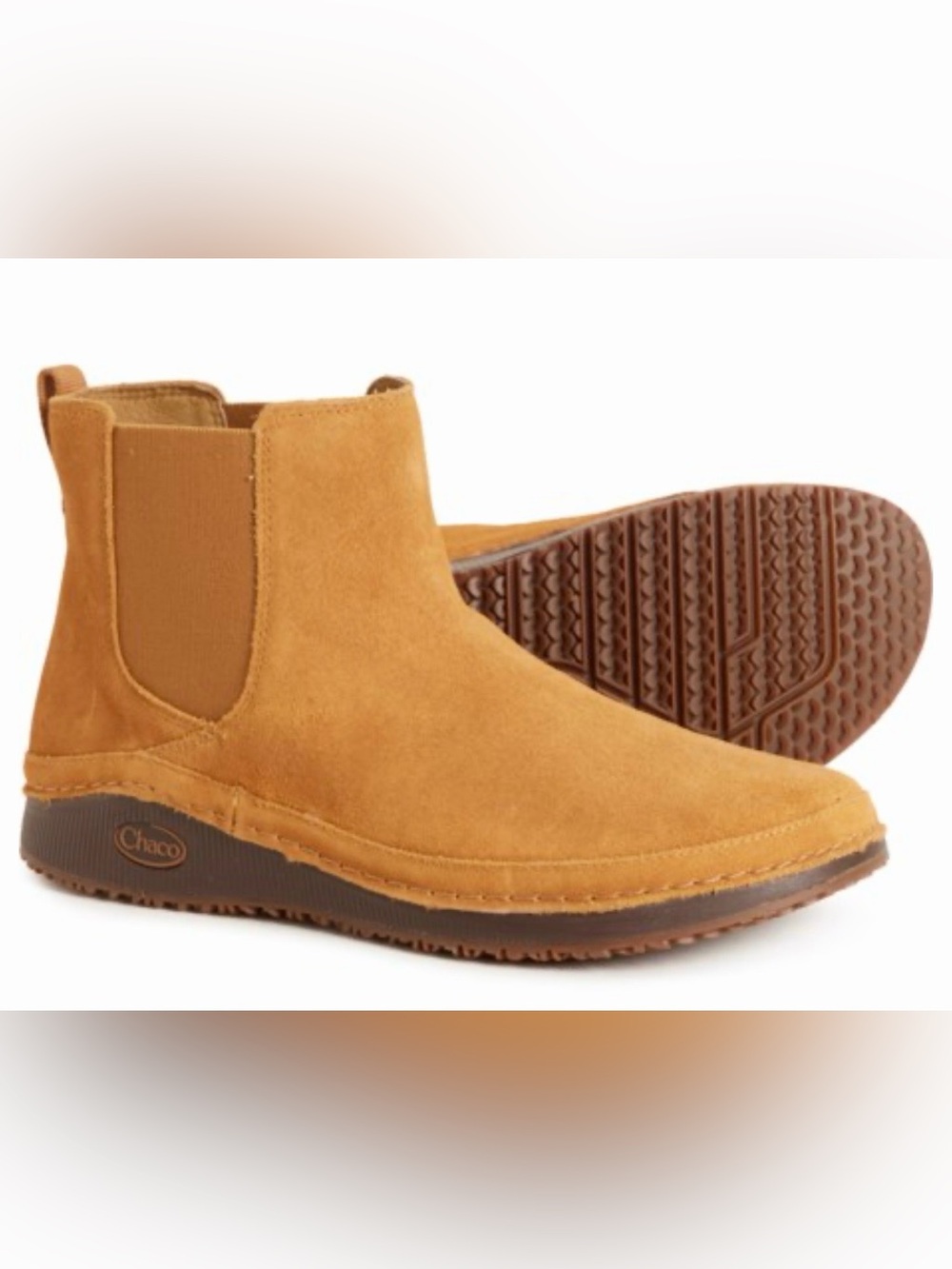New CHACO Women’s PAONIA Chelsea Suede Boots Size 8 Medium Retail $140